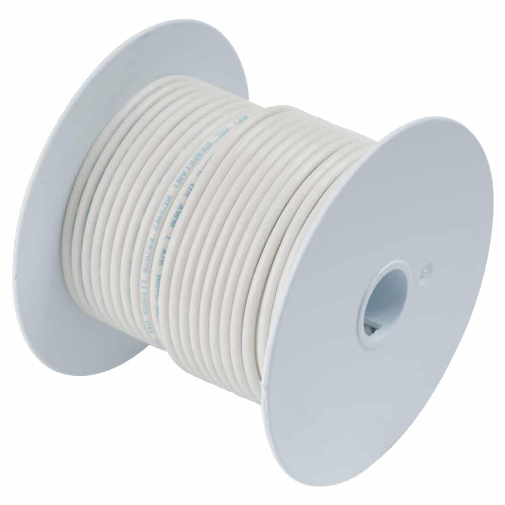 Ancor White 18 AWG Tinned Copper Wire - 1