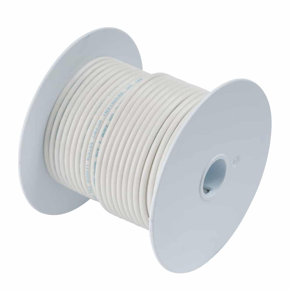 Ancor White 8 AWG Tinned Copper Wire - 250'