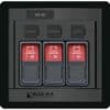 Blue Sea 1148 Remote Control Panel w/(3) 2145 Remote Control Contura Switch