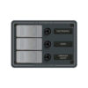 Blue Sea 8054 Slate Grey - 3 Position - Vertical