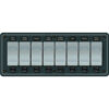 Blue Sea 8261 Waterproof Panel 8 Position - Slate Grey