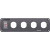 Blue Sea Water Resistant USB Accessory Panel - 15A Circuit Breaker