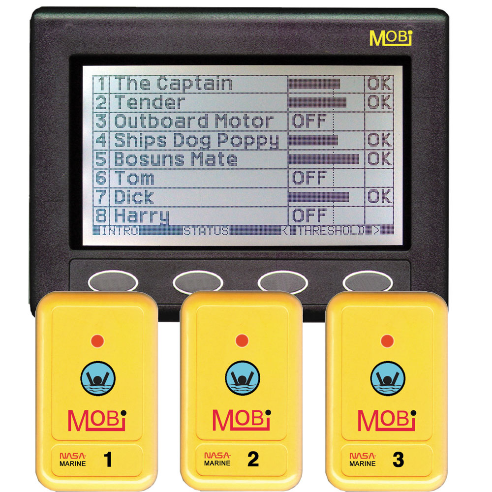 Clipper MOBi Man Overboard Indicator w/3 Fobs
