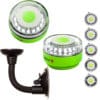 Navisafe Portable Navilight 360° 2NM Rescue - Glow In The Dark - Green w/Bendable Suction Cup Mount