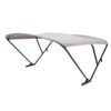 SureShade Power Bimini - Black Anodized Frame - Grey Fabric