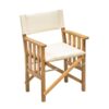 Whitecap Director's Chair II w/Cream Cushion - Teak