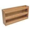 Whitecap Teak Double-Wide Magazine Rack