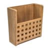 Whitecap Teak Grate Front Magazine Rack