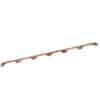 Whitecap Teak Handrail - 6 Loops - 63"L