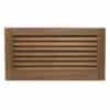 Whitecap Teak Louvered Insert - 9-3/8" x 18" x 3/4"