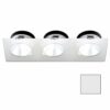 i2Systems Apeiron A1110Z - 4.5W Spring Mount Light - Triple Round - Cool White - White Finish