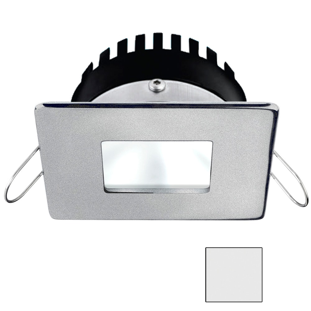 i2Systems Apeiron PRO A506 - 6W Spring Mount Light - Square/Square - Cool White - Brushed Nickel Finish