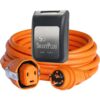 SmartPlug 30 AMP SmartPlug/Twist Type Cordset w/Black Inlet Cover- 50'