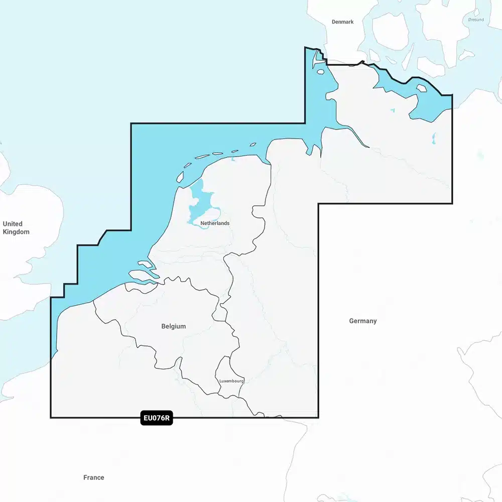 Garmin Navionics Vision+ NVEU076R - Benelux & Germany