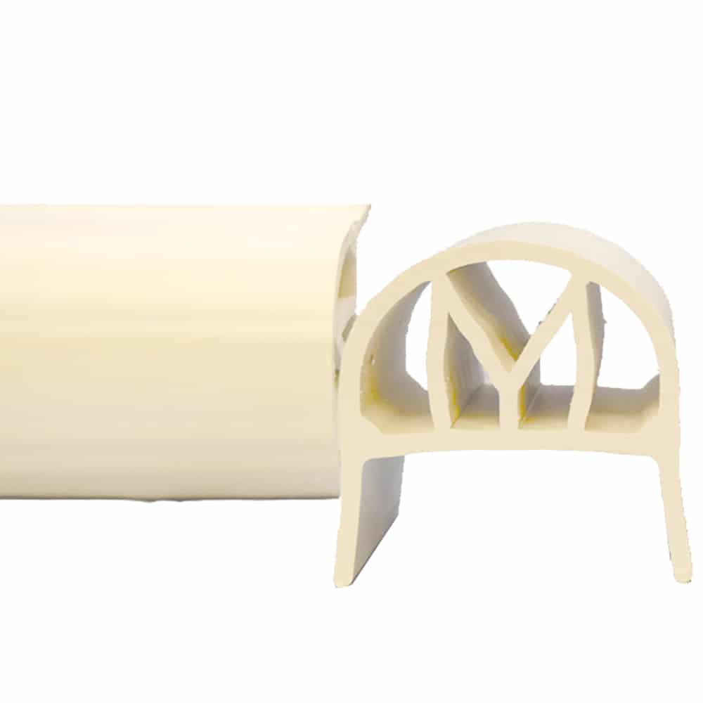 Monarch Nor'Easter M-Fender - 4' - White - 2 x 4 Mounting