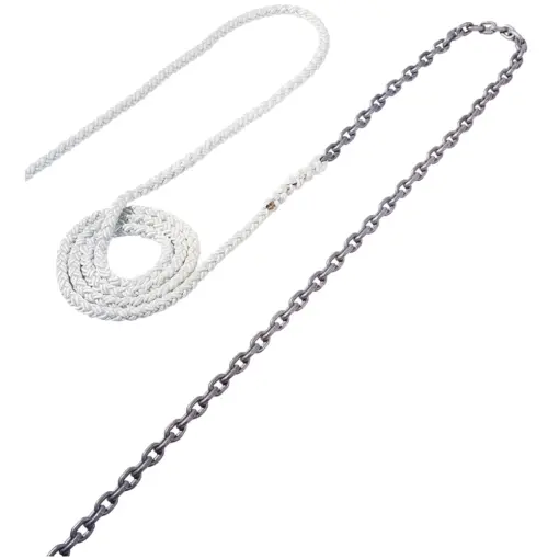 Maxwell Anchor Rode - 30'-5/16" Chain to 150'-5/8" Nylon Brait™