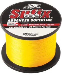 Sufix 832® Advanced Superline® Braid - 10lb - Hi-Vis Yellow - 1200 yds