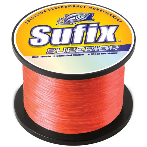 Sufix Superior Neon Fire Monofilament - 25lb - 2145 yds