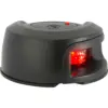 Attwood LightArmor Deck Mount Navigation Light - Black Composite - Port (red) - 2NM