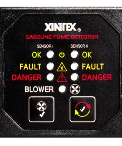 Fireboy-Xintex Gasoline Fume Detector w/Dual Channel & Blower Control - 12/24V