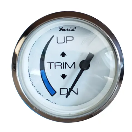 Faria Chesapeake White SS 2" Trim Gauge f/Honda Engines