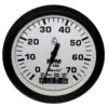 Faria Euro White 4" Tachometer w/ SystemCheck Indicator 7000 RPM (Gas) (Johnson / Evinrude Outboard)