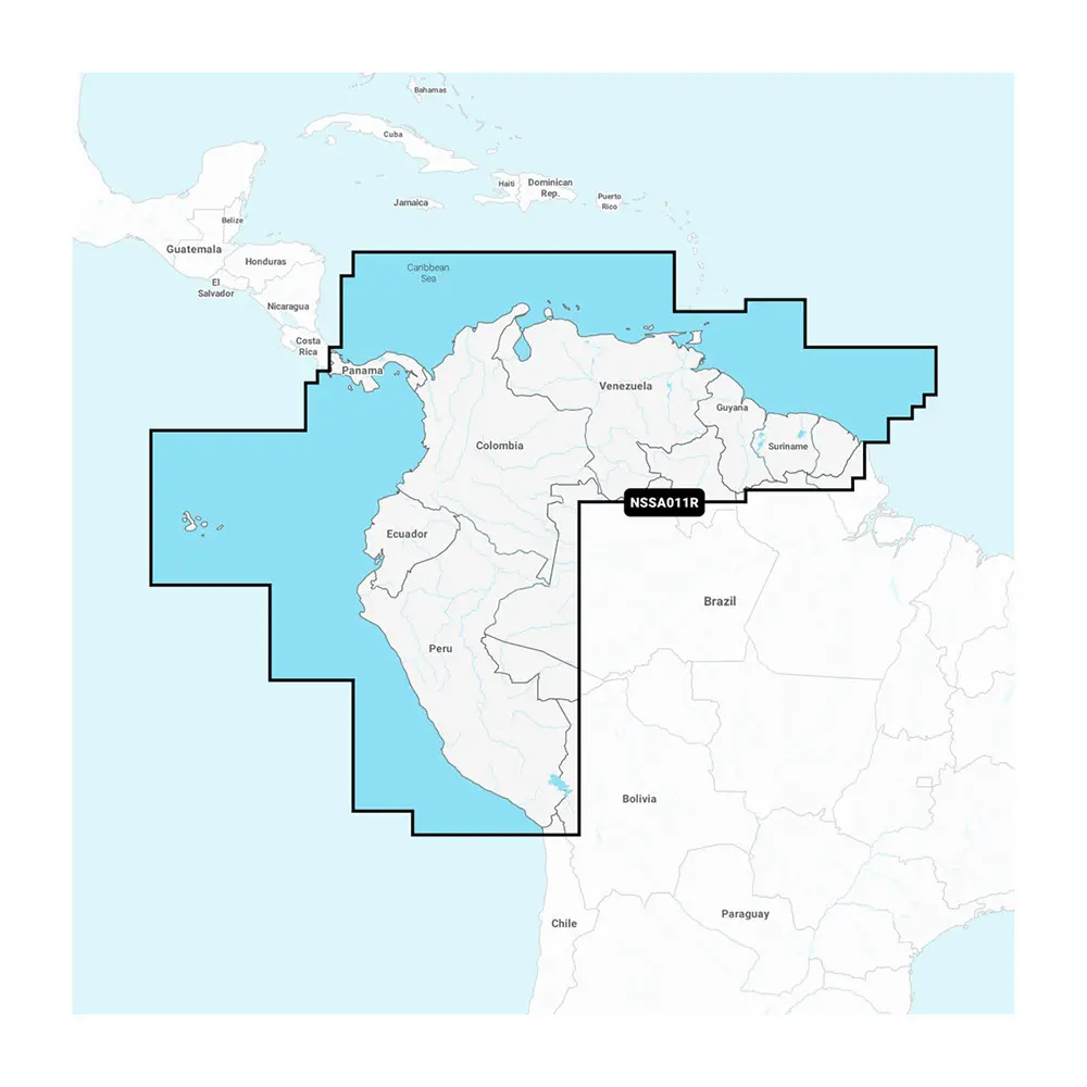 Garmin Navionics+&trade; NSSA011R South America (North)