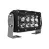Black Oak Pro Series 3.0 Double Row 4" LED Light Bar - Flood Optics - Black Housing