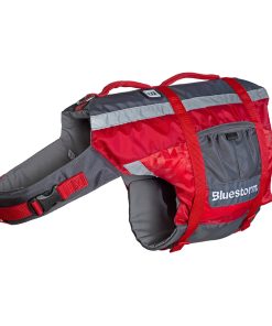 Bluestorm Dog Paddler Life Jacket - Nitro Red - Medium