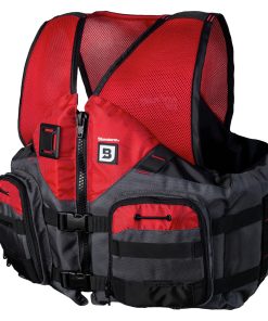 Bluestorm Sportsman Adult Mesh Fishing Life Jacket - Nitro Red - L/XL