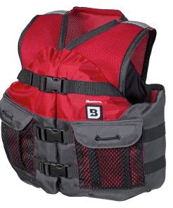 Bluestorm Sportsman Youth Mesh Fishing Life Jacket - Nitro Red