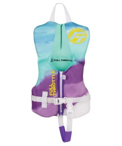 Full Throttle Infant Rapid-Dry Flex-Back Life Jacket - Aqua