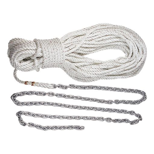 Lewmar Anchor Rode 215'-15' of 1/4" Chain & 200' of 1/2" Rope w/Shackle