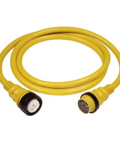 Marinco 50 AMP 125V Shore Power Cable - 75' - Yellow