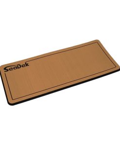 SeaDek 14” x 36" 20mm Dual Density Small Helm Pad w/SeaDek Logo - Brushed Texture - Mocha/Black (355.6mm x 914.4mm x 20mm)