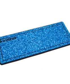 SeaDek 16” x 39" 20mm Dual Density Large Helm Pad w/SeaDek Logo - Brushed Texture - Aqua Camo/Black (406.4mm x 990.6mm x 20mm)