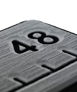 SeaDek 48&rdquo; Routed Ruler - 6mm - Brushed Texture - Storm Grey/Black