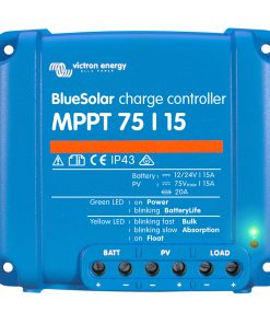 Victron BlueSolar MPPT Charge Controller - 75V - 15AMP - UL Approved