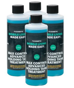 Dometic Max Control Holding Tank Deodorant - Four (4) Pack of 8oz Bottles