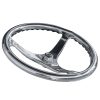 Edson 13" SS ComfortGrip PowerWheel Steering Wheel - Polished - Fits 3/4" Tapered Shaft