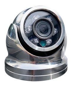 Iris Hi-Resolution Analog Mini Dome Camera - 316 Stainless Steel - CVBS - TVI