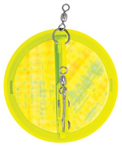 Luhr-Jensen 4-1/8" Dipsy Diver - Chartreuse/Silver Bottom Moon Jelly