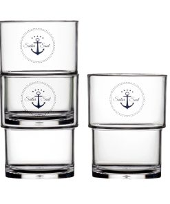 Marine Business Stackable Glass Set - SAILOR SOUL - Set of 12