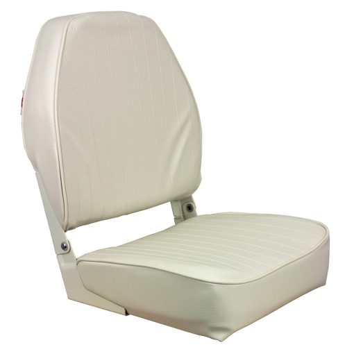 Springfield High Back Folding Seat - White