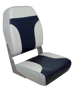 Springfield High Back Multi-Color Folding Seat - Blue/Grey