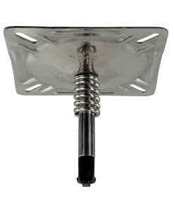 Springfield KingPin™ 7" x 7" Seat Mount w/Spring - Polished