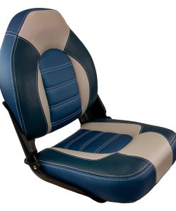 Springfield Skipper Premium HB Folding Seat - Blue/Grey