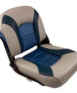 Springfield Skipper Premium LB Folding Seat - Blue/Grey