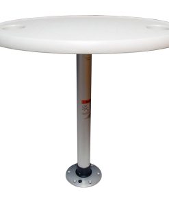 Springfield White Oval Table Package - 18" x 30" Threadlock