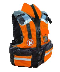 First Watch AV-800 4 Pocket Vest Hi-Vis - Orange/Black - 2XL/3XL